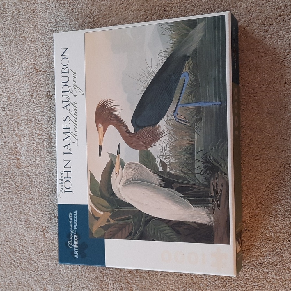John Audubon Reddish Egret Artpiece Puzzle